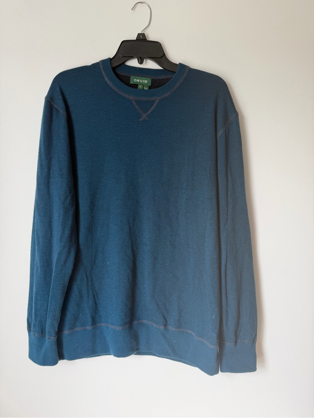 Orvis Men's Crewneck Sweater - Teal